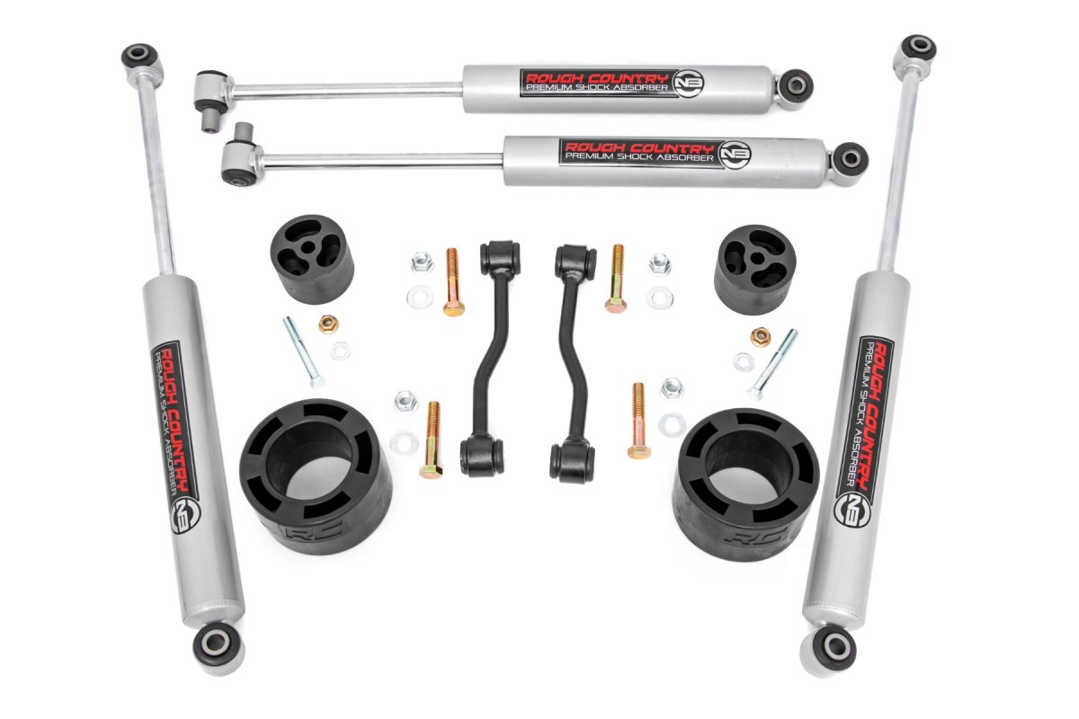 Jeep Gladiator Suspension Lift Kit - Rough Country - 2.5 Inch Leveling, N3 - '20-'23